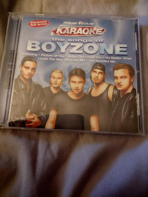  — Karaoke - the songs of boyzone CD