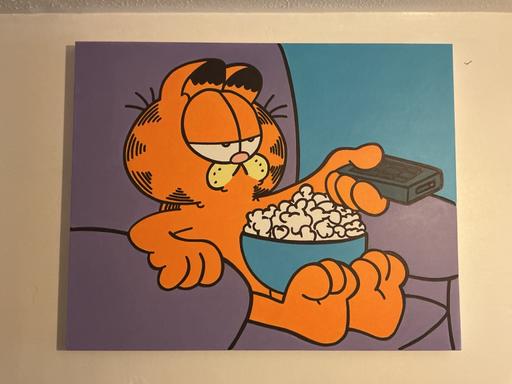  — Garfield oil painting
