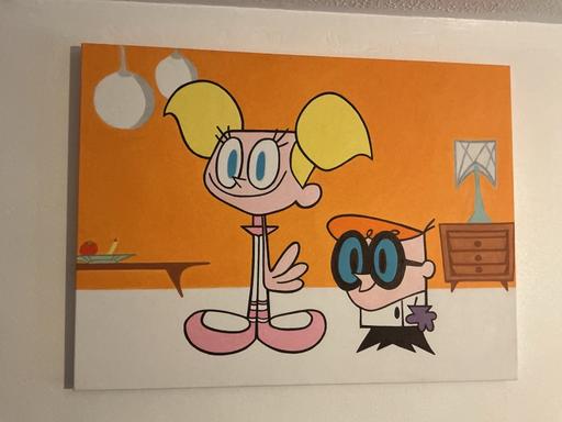 — Dexter And Dee Dee oil painting