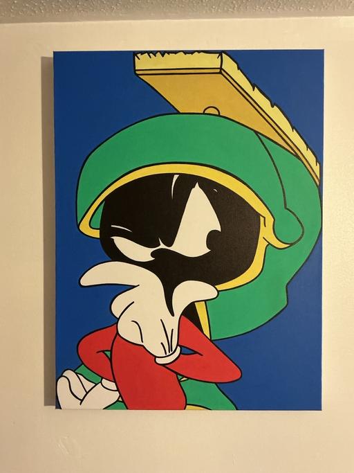  — Marvin the Martian oil painting