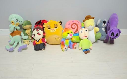  — Large Mixed Plush Toy Lot 10pcs