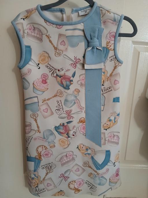  — Monnalisa alice in wonderland dress age 10