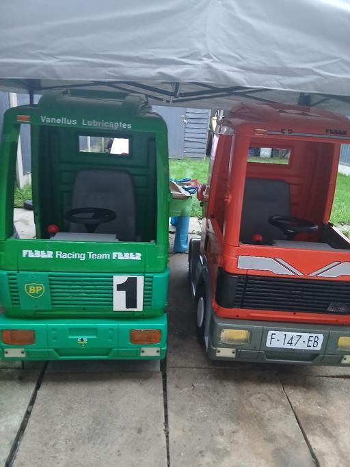  — Ride on (FEBER 80S)trucks.  NEED REPAIRS