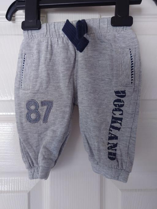  — Baby boys grey joggers size up to 1 month