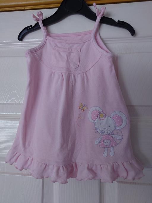  — Baby girls pink dress size 3-6 months