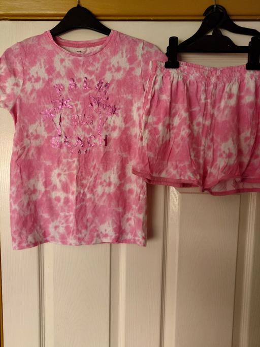  — Girls pink summer set size 11-12 years