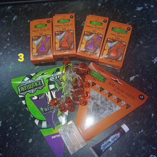  — halloween lot. joblot 3. new