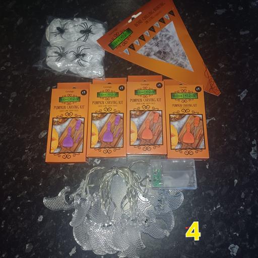  — halloween lot. joblot 4. new
