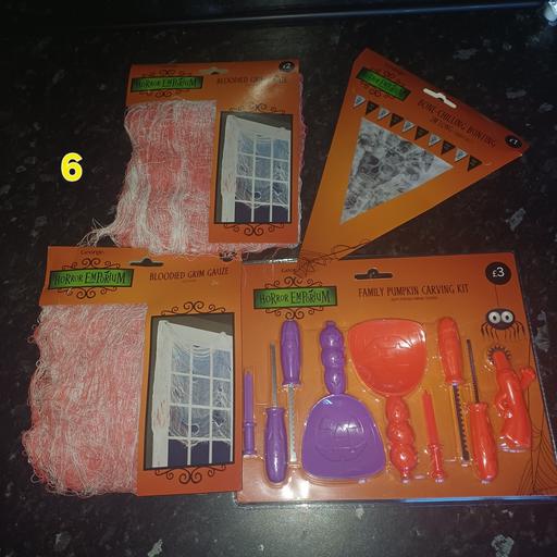  — halloween lot. joblot 6. new