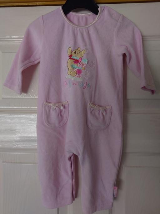  — Baby girls pooh & piglet onesie size 3-6M