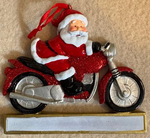  — Santa on Motorbike Christmas Tree Dec