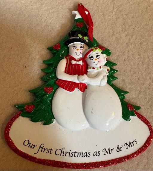  — First Christmas as Mr & Mrs Snowman