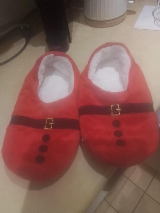  — ONE PAIR OF MENS XMAS SLIPPERS