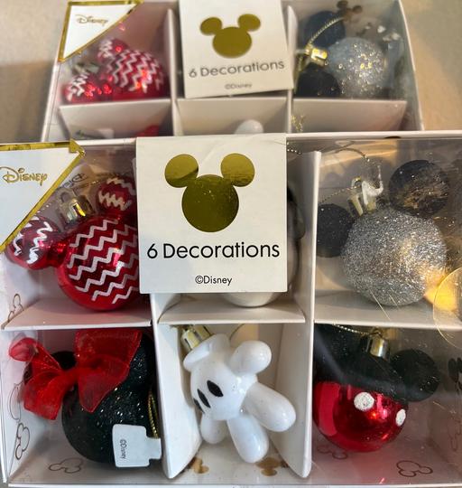  — Mickey & Minnie Mouse Christmas Baubles