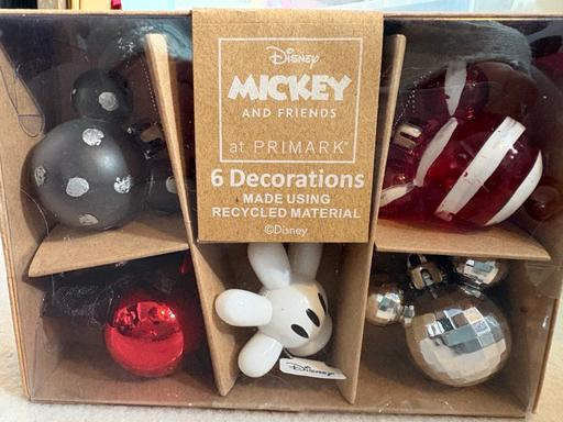  — Mickey & Friends Christmas Baubles