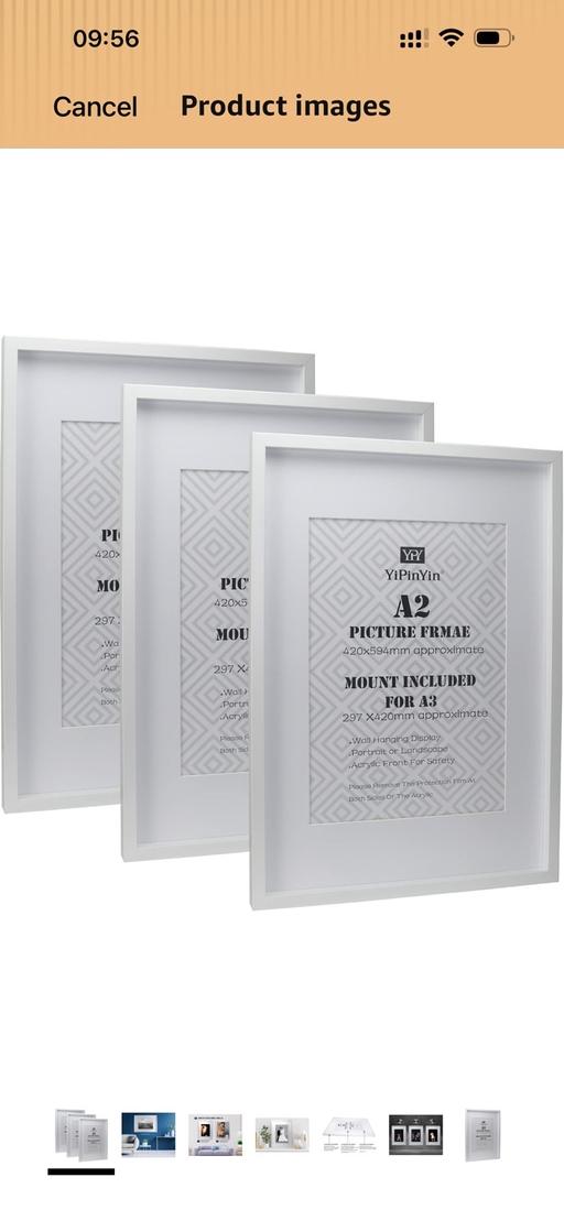  — A2 Frames (42x59.4cm) Set of 3