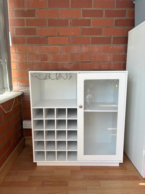  — White wine cabinet cupboard storage - OTO