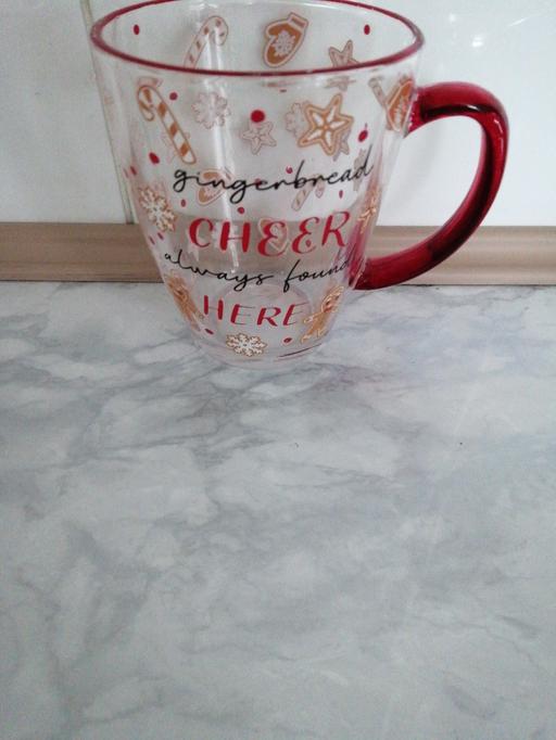  — Glass XMAS Mug