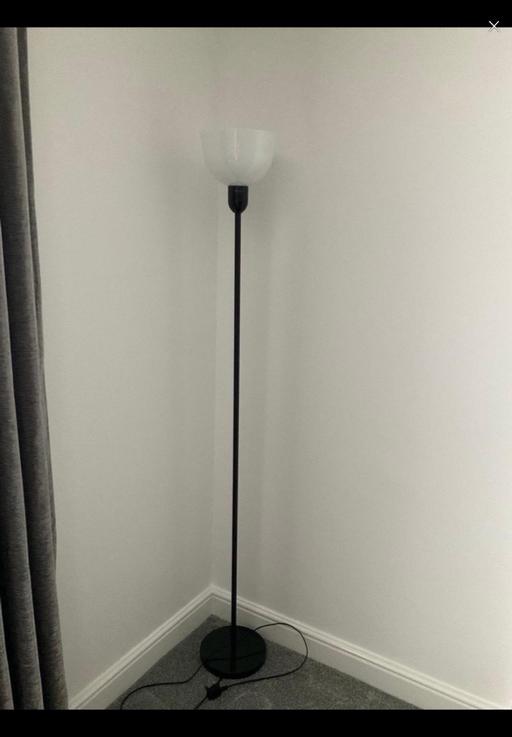  — Black floor lamp