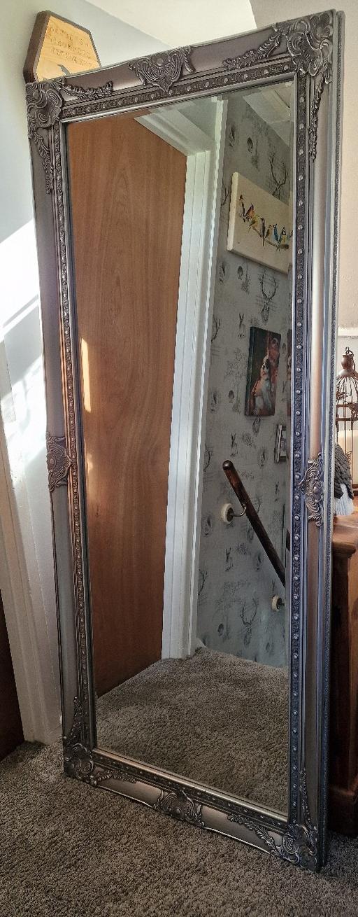  — Ornate victorian leaner mirror