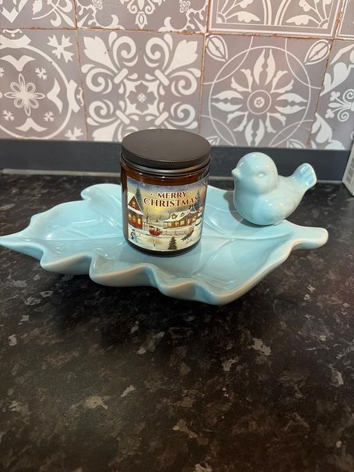  — Bird tray & candle
