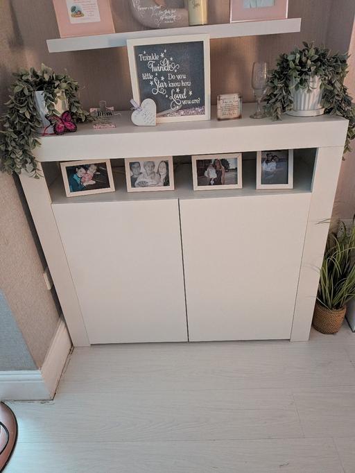  — white high gloss cabinet.
