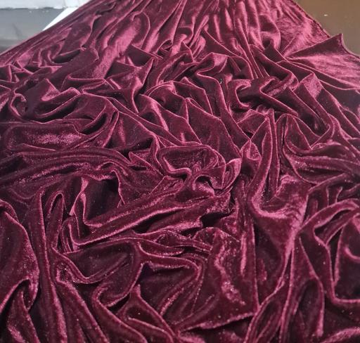  — velor velvet 60'width one way strach