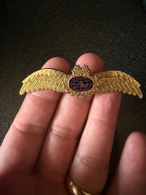  — Pilot wings pin badge