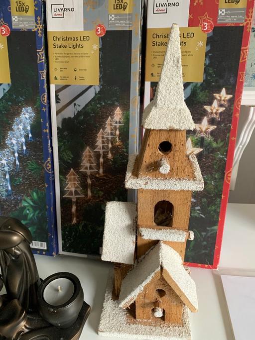  — Xmas church lights up buyer collect