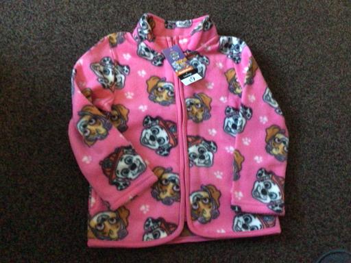  — New fleece zip up age 3/4