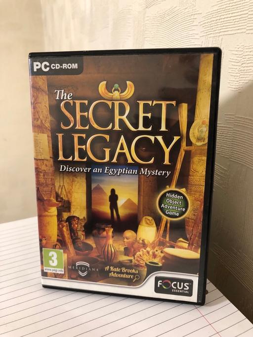  — Secret Legacy - PC Video Game