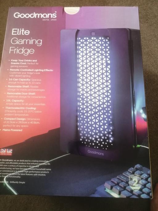  — New Goodmans Elite gaming fridge