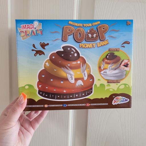  — new Decorate Your Own Poop Money Bank
