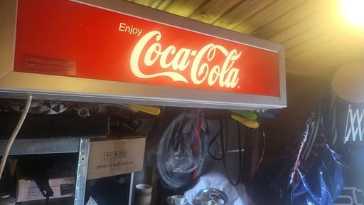  — two Vintage coke signs