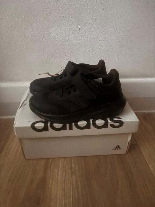  — Adidas Children’s Black Trainers UK Size 10K