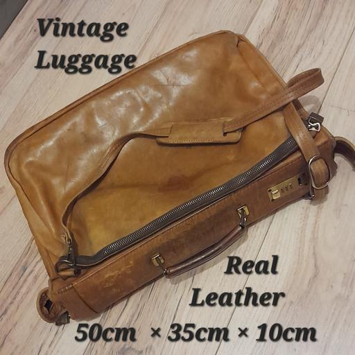  — VINTAGE LEATHER LUGGAGE