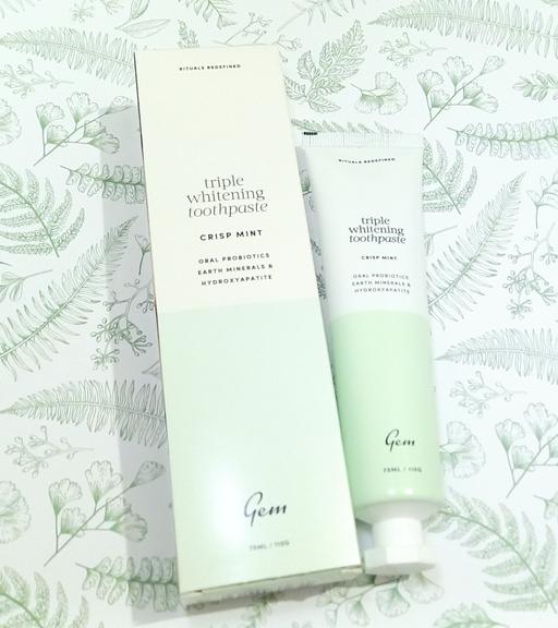  — Gem Triple Whitening Toothpaste 75ml Crisp Mi