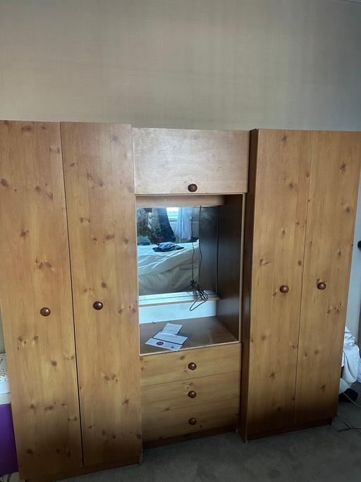  — Wood wardrobe