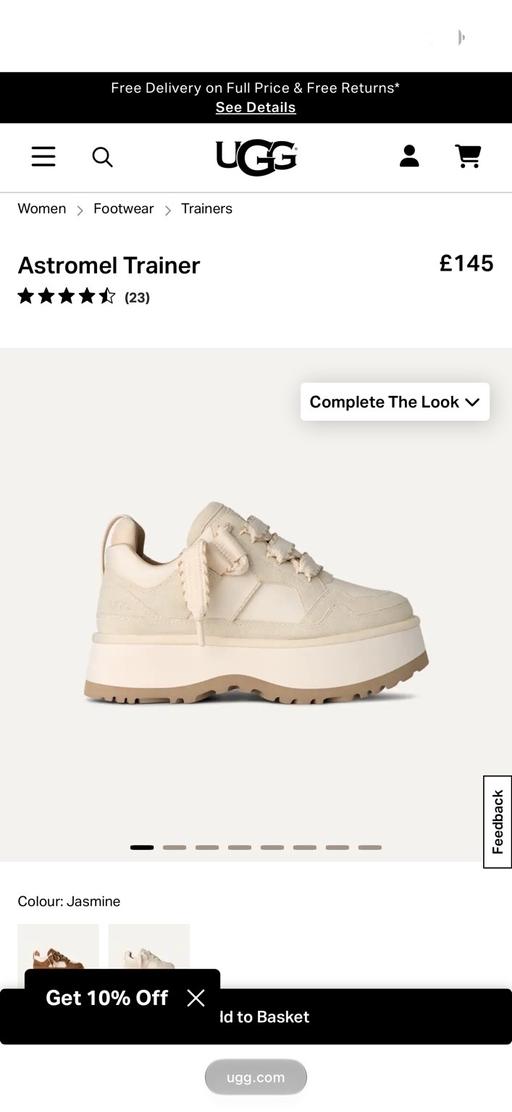  — Ugg Astromel Trainer brand new never worn 
