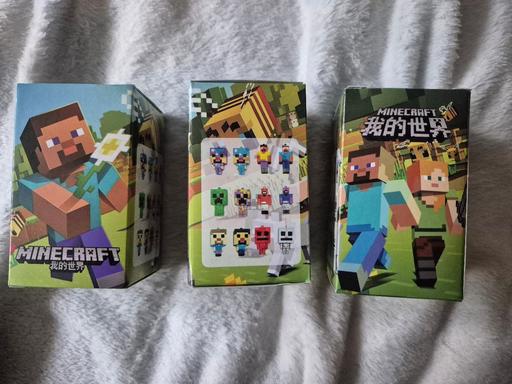  — new 3 x Minecraft Mystery Figure Boxes