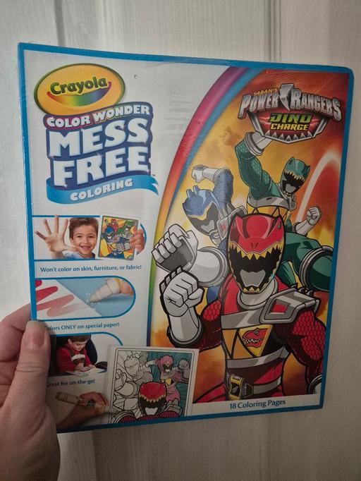  — new Crayola Power Rangers Mess Free Colour Bo