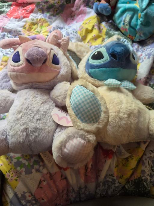  — Easter bunny Angel and Stitch