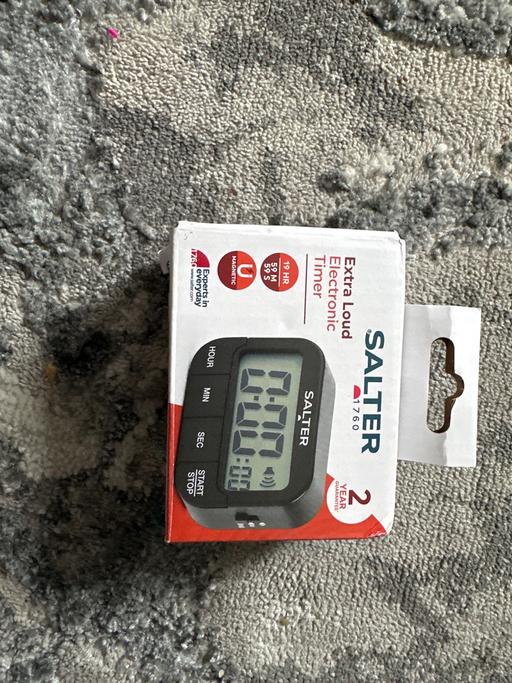  — Salter extra loud electronic timer