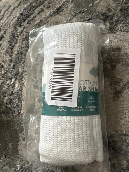  — Brand new cotton baby shawl