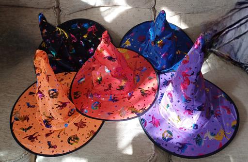  — kids witch's hats. new