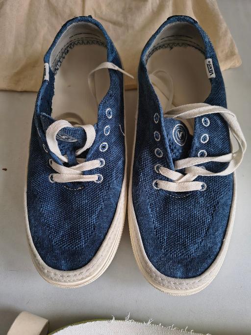  — Vans VR3 Cush Blue Knit / Denim Canvas Shoes