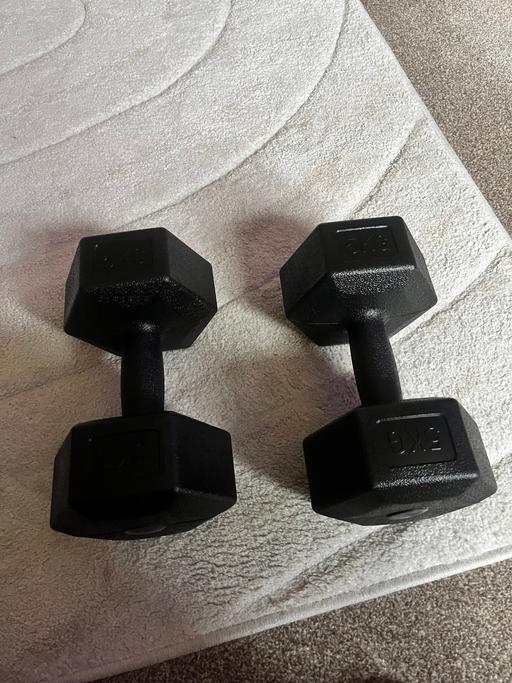  — 5kgs Dumbbells x 2