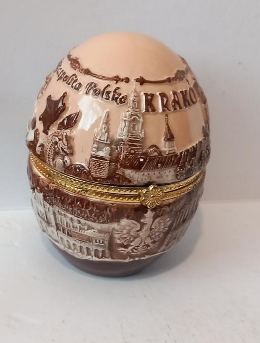  — Risch-Lau Kraków Poland Egg Trinket Box