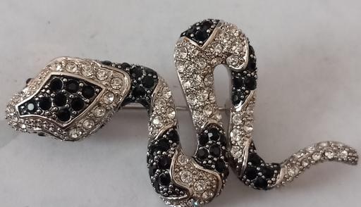  — Silver Tone Snake Brooch
Beautiful brooch