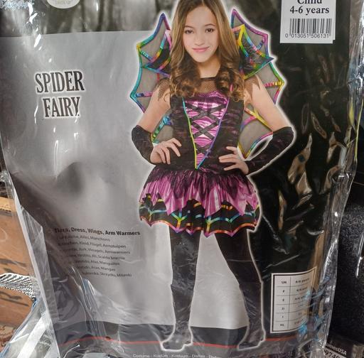  — spider fairy. age 4-6. new